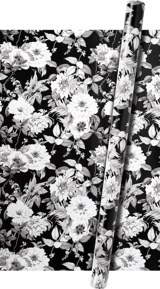 Gavepapir blomster 3m