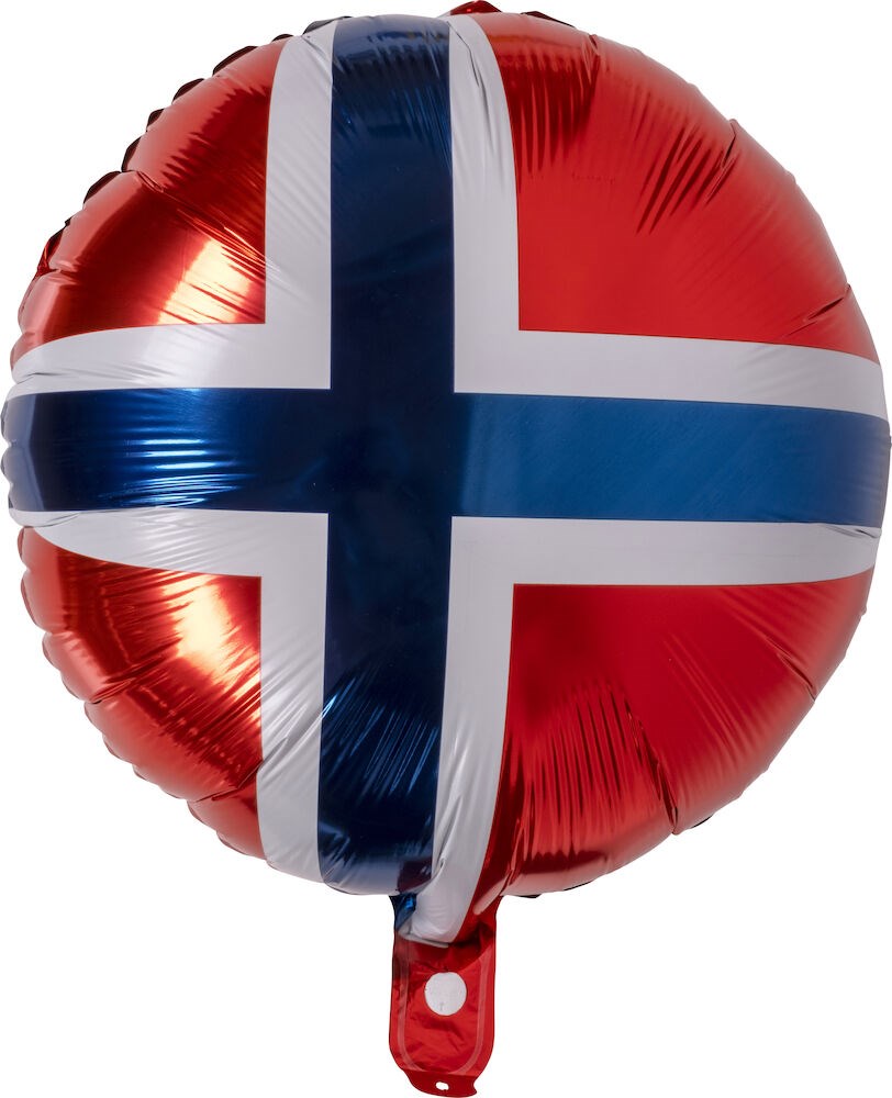 Folieballong, norsk flagg