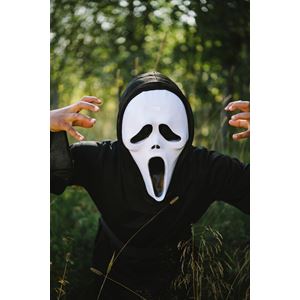 Screammaske med hette Halloween